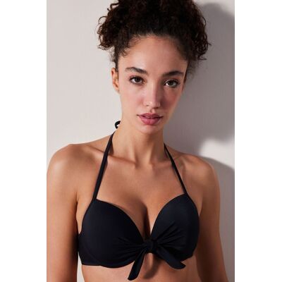 Penti Blickdichtes Halter-Bikinioberteil mit Unterbrustbügel - Schwarz Schwarz XS Penti Blickdichtes Halter-Bikinioberteil mit Unterbrustbügel - Schwarz Schwarz XS