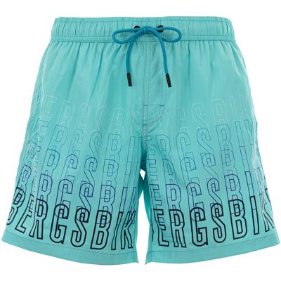 Bikkembergs Homme Maillots de bain Gradient Bleu clair Blau Weiss L Bikkembergs Homme Maillots de bain Gradient Bleu clair Blau Weiss L