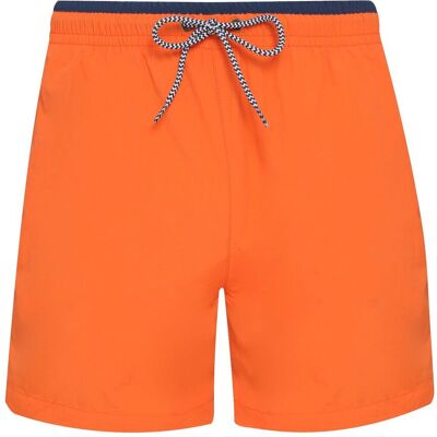 Asquith & Fox Herren-Badeshorts (Orange/Marine) Orange M Asquith & Fox Herren-Badeshorts (Orange/Marine) Orange M