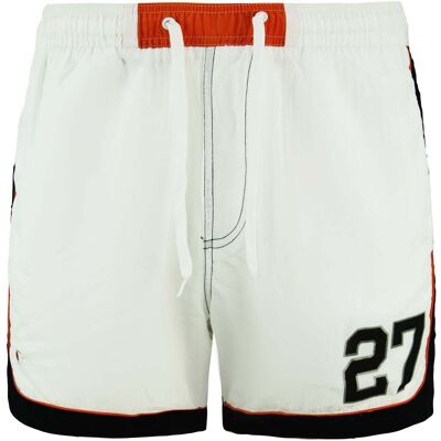 Weiße Badeshorts für Herren von Champion Schwarz-Weiss XL Weiße Badeshorts für Herren von Champion Schwarz-Weiss XL