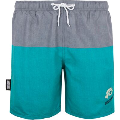 GUGGEN Mountain Herren Badehose mit Muster Streifen Grün Grün 2XL GUGGEN Mountain Herren Badehose mit Muster Streifen Grün Grün 2XL