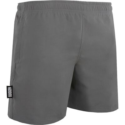 GUGGEN Mountain Herren Badehose Einfarbig Grau L GUGGEN Mountain Herren Badehose Einfarbig Grau L