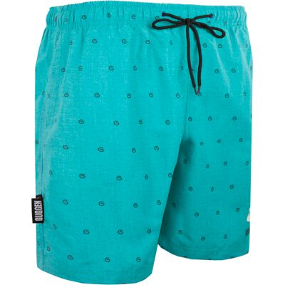 GUGGEN Mountain Badeshorts im GUGGEN-Logo-Style für Herren - Grün Grün S GUGGEN Mountain Badeshorts im GUGGEN-Logo-Style für Herren - Grün Grün S