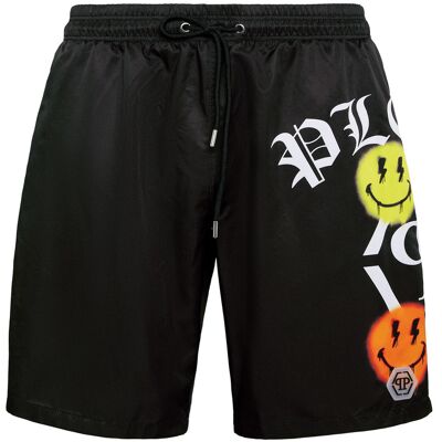 Philipp Plein Badehose Schwarz S Philipp Plein Badehose Schwarz S