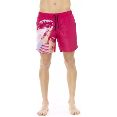 Bikkembergs Badehosen mit geometrischem Figurenmuster Mohn L Bikkembergs Badehosen mit geometrischem Figurenmuster Mohn L