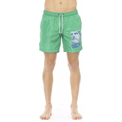 Bikkembergs Griechische Bust-Schwimmshorts Salbeigrün S Bikkembergs Griechische Bust-Schwimmshorts Salbeigrün S