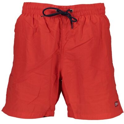 NORWAY 1963 Norwegen 1963 Rosso Poliammide Herren Badeboxer Rot XL NORWAY 1963 Norwegen 1963 Rosso Poliammide Herren Badeboxer Rot XL