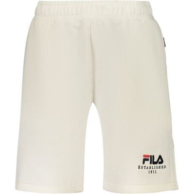 Fila Weiße Baumwolle Herrenhose Weiß M Fila Weiße Baumwolle Herrenhose Weiß M