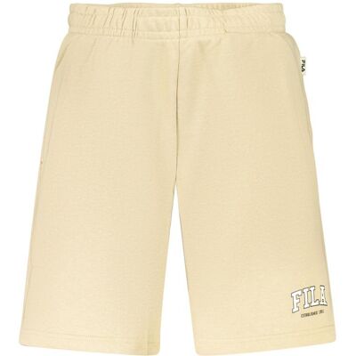 Fila Beige Baumwoll Herren Shorts Beige M Fila Beige Baumwoll Herren Shorts Beige M