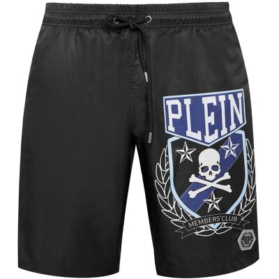 Philipp Plein Badehose Skull&Bones Schwarz L Philipp Plein Badehose Skull&Bones Schwarz L