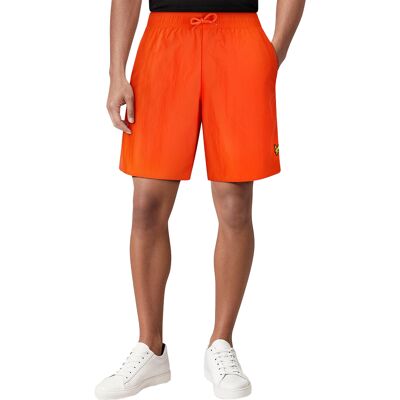 Lyle & Scott - "Grosgrain" Badeshorts für Herren (Orange) Orange XS Lyle & Scott - "Grosgrain" Badeshorts für Herren (Orange) Orange XS