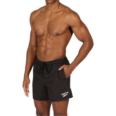 Reebok - "Yale" Badeshorts für Herren (Schwarz) Schwarz L Reebok - "Yale" Badeshorts für Herren (Schwarz) Schwarz L
