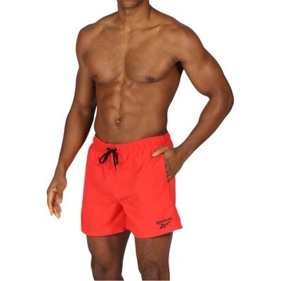 Reebok - "Yale" Badeshorts für Herren (Rot) Rot XL Reebok - "Yale" Badeshorts für Herren (Rot) Rot XL