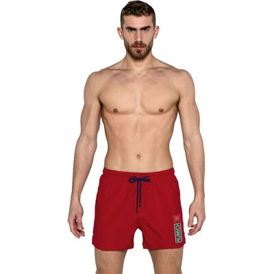 Munich Kurzer Herren-Badeanzug mit Mesh-Futter MUHARBOURRED02 Rot XL Munich Kurzer Herren-Badeanzug mit Mesh-Futter MUHARBOURRED02 Rot XL