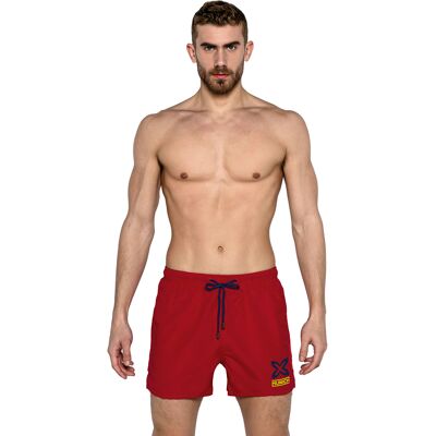 Munich Kurzer Herren-Badeanzug mit Mesh-Futter MUHARBOURRED01 Rot XL Munich Kurzer Herren-Badeanzug mit Mesh-Futter MUHARBOURRED01 Rot XL