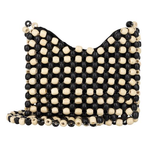 IZIA Tasche aus Perlen Damen Beige Mehrfarbig Beige Einheitsgröße