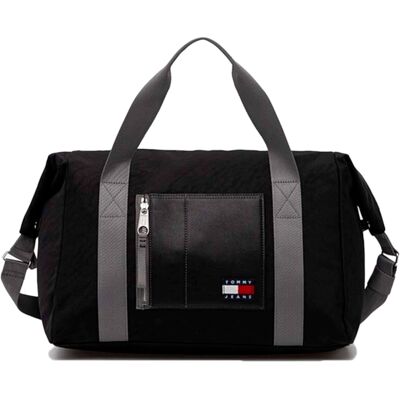 Tommy Jeans Reisetasche Tommy Hilfiger Herren Flag Schwarz Einheitsgröße Tommy Jeans Reisetasche Tommy Hilfiger Herren Flag Schwarz Einheitsgröße