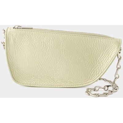 Sac à Bandoulière Micro Sling Shield - Burberry - Cuir - Beige Beige Einheitsgröße Sac à Bandoulière Micro Sling Shield - Burberry - Cuir - Beige Beige Einheitsgröße