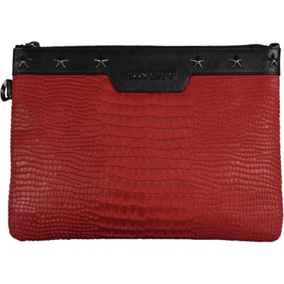 Jimmy Choo Derek Clutch - Rot Krokodilleder - Clutch Jimmy Choo Derek Clutch - Rot Krokodilleder - Clutch