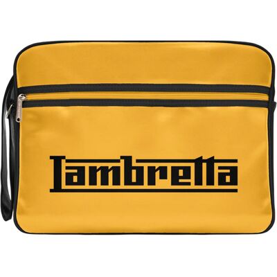 Lambretta - Herren/Damen Unisex Kabinengepäck, Logo (Schwarz/Senf) Schwarz/Braun Einheitsgröße Lambretta - Herren/Damen Unisex Kabinengepäck, Logo (Schwarz/Senf) Schwarz/Braun Einheitsgröße