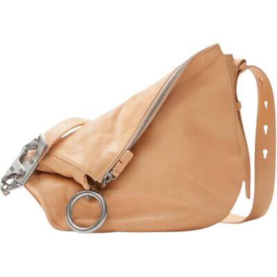 Burberry Small Knight Peach Hellbraune Leder-Umhängetasche Braun Einheitsgröße Burberry Small Knight Peach Hellbraune Leder-Umhängetasche Braun Einheitsgröße