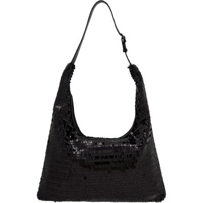 Faina Hobo-Tasche Hobo-Tasche Frauen Schwarz Schwarz Einheitsgröße Faina Hobo-Tasche Hobo-Tasche Frauen Schwarz Schwarz Einheitsgröße