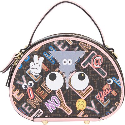 Mymo Handtasche Handtasche Frauen Kaffeerosa Braun Einheitsgröße Mymo Handtasche Handtasche Frauen Kaffeerosa Braun Einheitsgröße