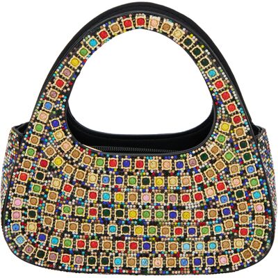 Faina Handtasche Handtasche Frauen schwarz mehrfarbig Schwarz Einheitsgröße Faina Handtasche Handtasche Frauen schwarz mehrfarbig Schwarz Einheitsgröße