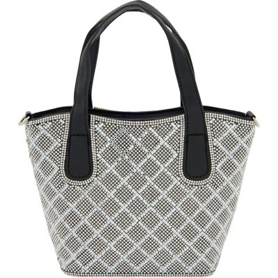 Faina Handtasche Handtasche Frauen Schwarz Silber Schwarz Einheitsgröße Faina Handtasche Handtasche Frauen Schwarz Silber Schwarz Einheitsgröße