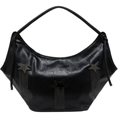 Faina Hobo-Tasche Hobo-Tasche Frauen Schwarz Schwarz Einheitsgröße Faina Hobo-Tasche Hobo-Tasche Frauen Schwarz Schwarz Einheitsgröße