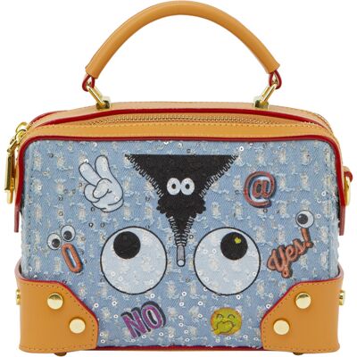 Mymo Handtasche Handtasche Frauen Blau Hellbraun Blau Einheitsgröße Mymo Handtasche Handtasche Frauen Blau Hellbraun Blau Einheitsgröße