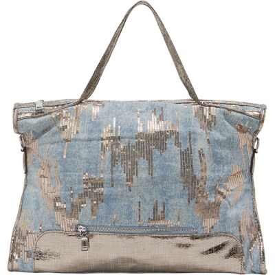 Faina Handtasche Handtasche Frauen Denim Marineblau Einheitsgröße Faina Handtasche Handtasche Frauen Denim Marineblau Einheitsgröße