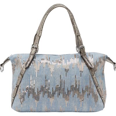 Faina Handtasche Handtasche Frauen Denim Marineblau Einheitsgröße Faina Handtasche Handtasche Frauen Denim Marineblau Einheitsgröße
