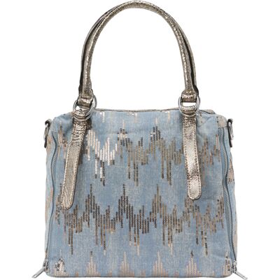 Faina Handtasche Handtasche Frauen Denim Marineblau Einheitsgröße Faina Handtasche Handtasche Frauen Denim Marineblau Einheitsgröße