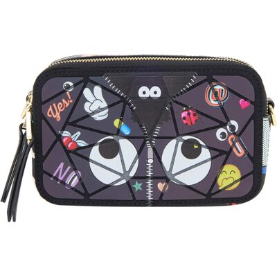 Mymo Handtasche Handtasche Frauen schwarz mehrfarbig Schwarz Einheitsgröße Mymo Handtasche Handtasche Frauen schwarz mehrfarbig Schwarz Einheitsgröße