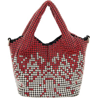 Mymo Handtasche Handtasche Frauen Rot Silber Rot Einheitsgröße Mymo Handtasche Handtasche Frauen Rot Silber Rot Einheitsgröße