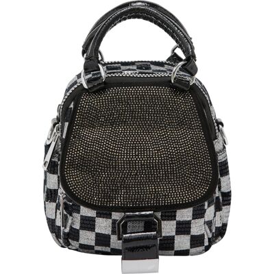 Mymo Handtasche Handtasche Frauen schwarz-weiß Schwarz Einheitsgröße Mymo Handtasche Handtasche Frauen schwarz-weiß Schwarz Einheitsgröße