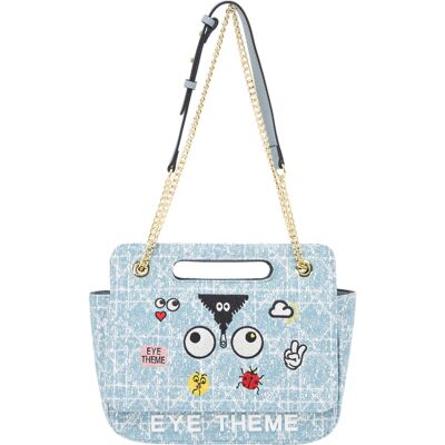 Mymo Umhängetasche Umhängetasche Frauen blauer Denim Blau Einheitsgröße Mymo Umhängetasche Umhängetasche Frauen blauer Denim Blau Einheitsgröße