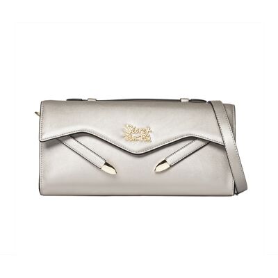 Secret Pon Pon Clutch Bag Women Platin Einheitsgröße Secret Pon Pon Clutch Bag Women Platin Einheitsgröße