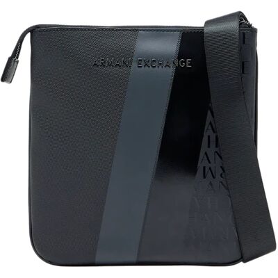 Armani Exchange Signature Herren-Umhängetasche Schwarz Einheitsgröße Armani Exchange Signature Herren-Umhängetasche Schwarz Einheitsgröße
