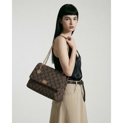 Kassandra Schultertasche Women Schwarz Braun Einheitsgröße Kassandra Schultertasche Women Schwarz Braun Einheitsgröße