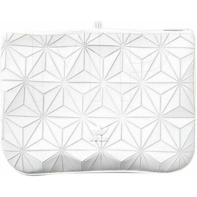 Adidas 3D Damen Weiße Clutch Sleeve Tasche Weiß Einheitsgröße Adidas 3D Damen Weiße Clutch Sleeve Tasche Weiß Einheitsgröße