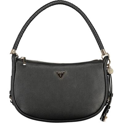 Guess Jeans Nero Polyurethan Damen Handtasche Schwarz Einheitsgröße Guess Jeans Nero Polyurethan Damen Handtasche Schwarz Einheitsgröße