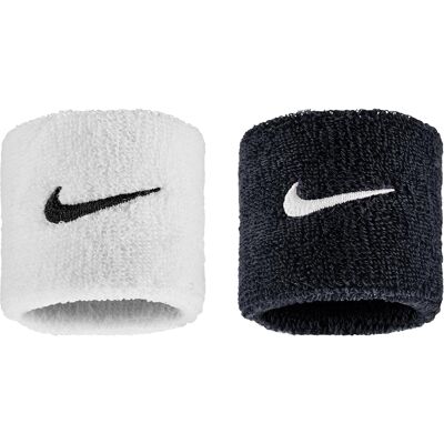 Nike - "Classic" Schweißband, Swoosh (2er-Pack) (Schwarz/Weiß) Schwarz Einheitsgröße Nike - "Classic" Schweißband, Swoosh (2er-Pack) (Schwarz/Weiß) Schwarz Einheitsgröße