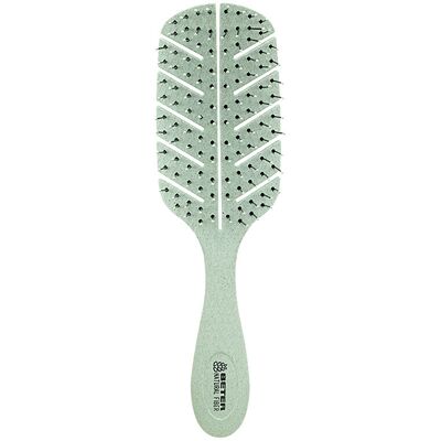 Beter Organischer Natürlicher Fiber Haarbürste - Entwirren - Grün Beter Organischer Natürlicher Fiber Haarbürste - Entwirren - Grün