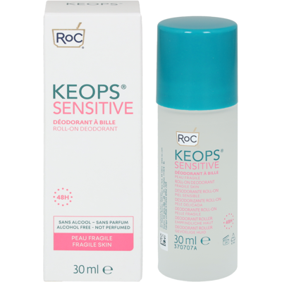 RoC Keops Sensitiver Deodorant Roll-On, alkoholfrei, 48 Stunden Schutz, 30ml RoC Keops Sensitiver Deodorant Roll-On, alkoholfrei, 48 Stunden Schutz, 30ml