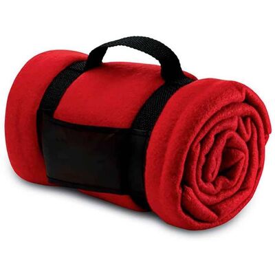 SOLS - Decke "Stavenger", Fleece, Karo (Rot) Rot Einheitsgröße SOLS - Decke "Stavenger", Fleece, Karo (Rot) Rot Einheitsgröße