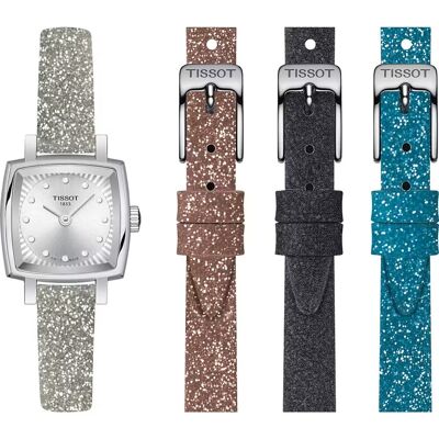 Tissot Lovely Square Festive Kit Damen Pinke Uhr T0581091703602 Rosa Einheitsgröße Tissot Lovely Square Festive Kit Damen Pinke Uhr T0581091703602 Rosa Einheitsgröße
