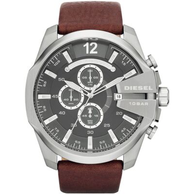 Diesel Mega Chief Herrenbraun Uhr DZ4290 Braun Einheitsgröße Diesel Mega Chief Herrenbraun Uhr DZ4290 Braun Einheitsgröße