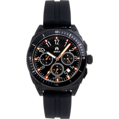 Shield Sonar Chronograph Armbanduhr mit Datum Schwarz Einheitsgröße Shield Sonar Chronograph Armbanduhr mit Datum Schwarz Einheitsgröße